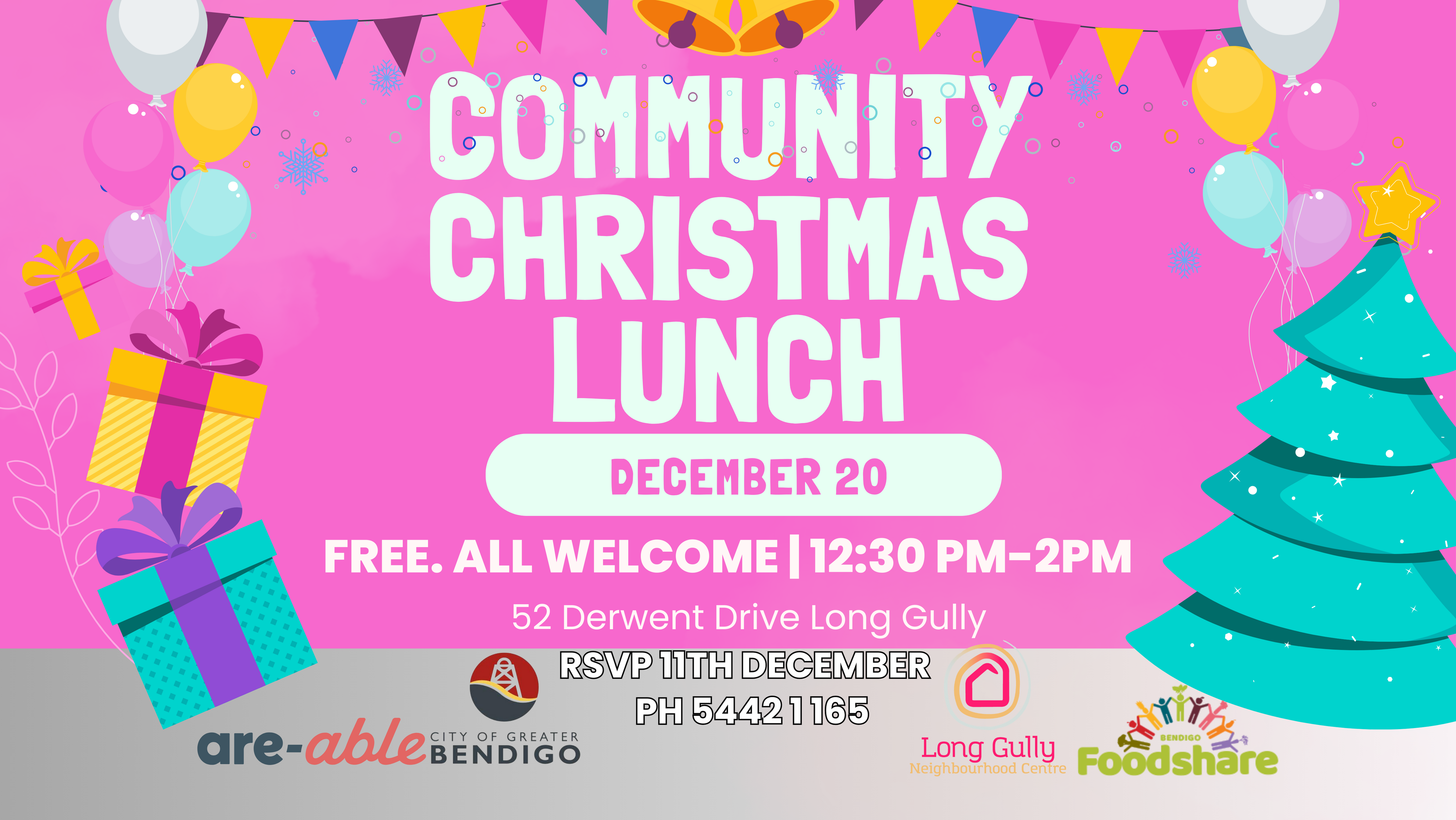 Christmas lunch flyer