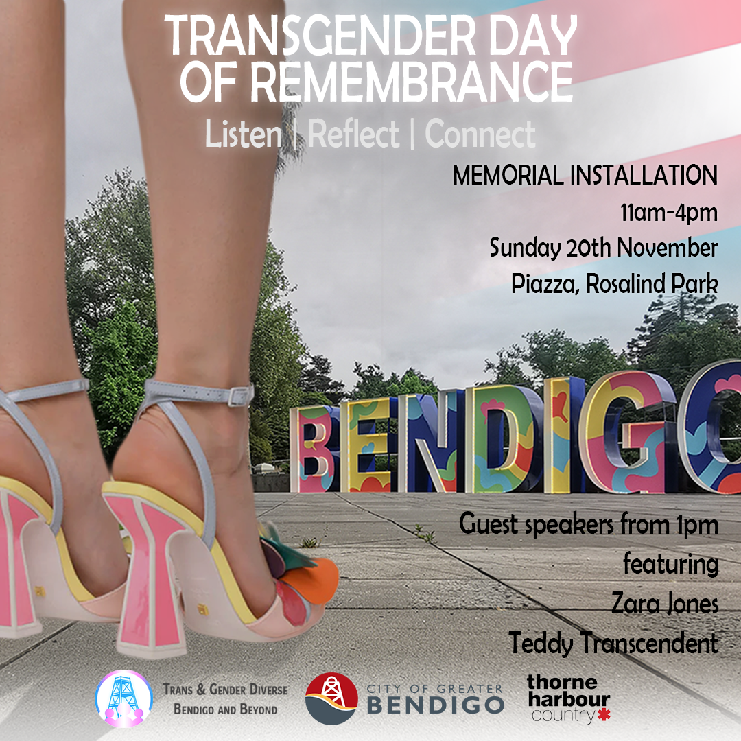 Transgender Day of Remembrance Connect Greater Bendigo