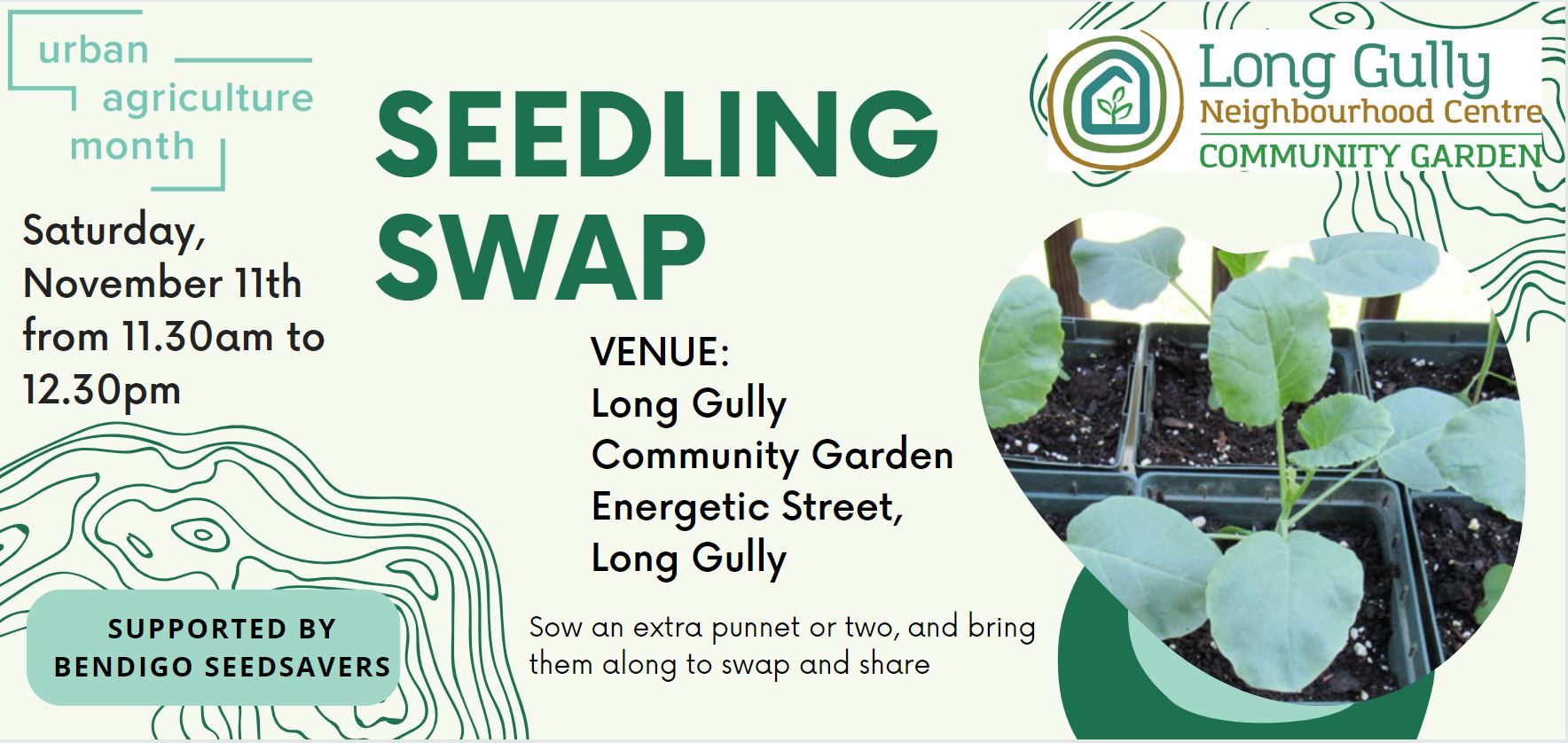 Seedling Swap flyer