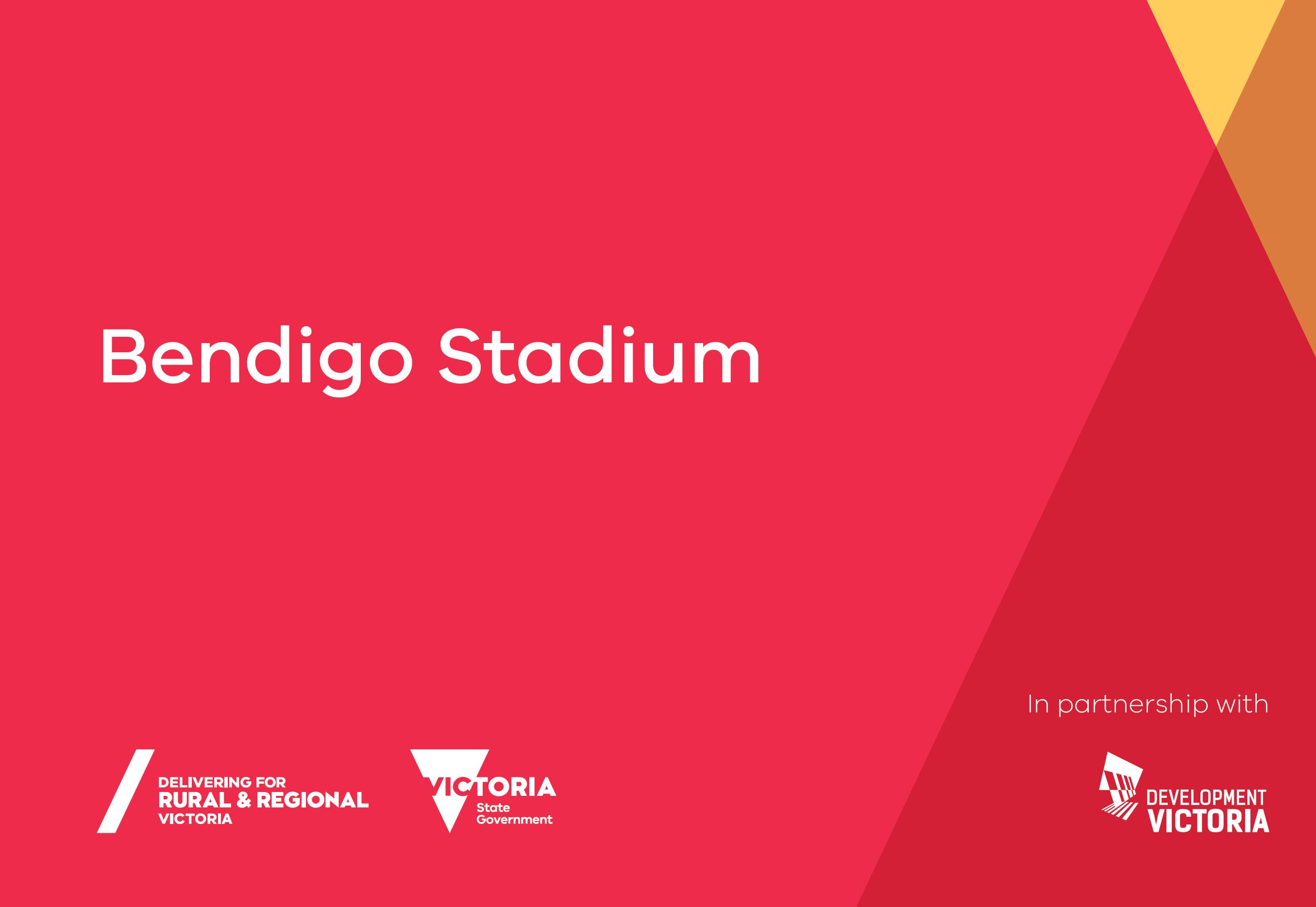 Bendigo Stadium project logos